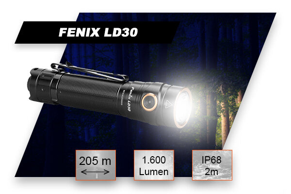 sfty1st - Fenix LD30: Led-Taschenlampe (ohne Akku)