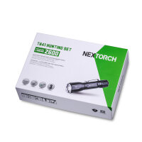 Nextorch TA41Set Taktische LED-Taschenlampe mit Halterung und Kabelschalter im Spar-Set