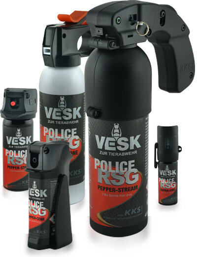 Vesk RSG Police Pepper Gel Tränengas