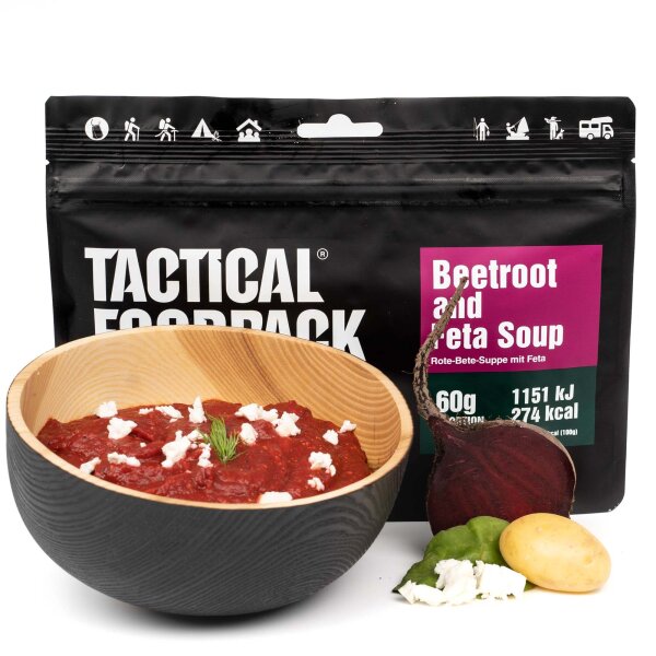 Tactical Foodpack Beetroot and Feta Soup Suppe