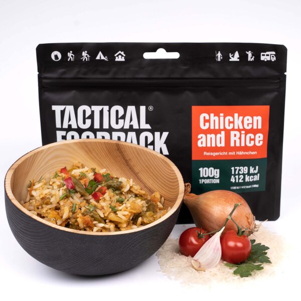 Tactical Foodpack Curry Chicken and Rice Hauptgericht