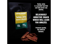 Tactical Foodpack Turkey Jerky Honey Mustard Snack
