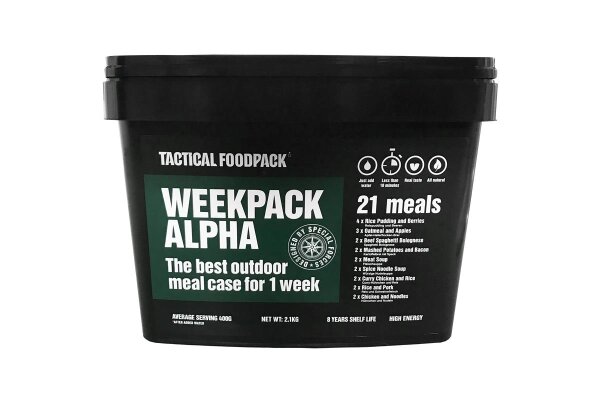 Tactical Foodpack Week Pack Alpha Combo