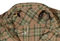 4-14 Factory Canada Shirt Bush Green/Brown Tartan