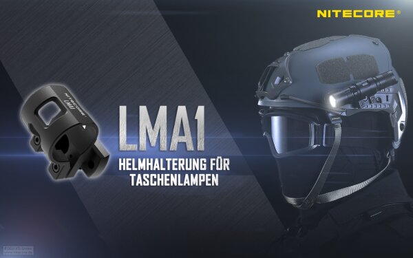 Nitecore taktische Helmmontage LMA1 für Taschenlampen