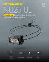 Nitecore NU25UL -  Ultralight
