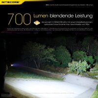 Nitecore TIP SE - 700 Lumen, schwarz