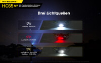 Nitecore HC65 V2 - 1750 Lumen - 3 Lichtquellen Kopflampe