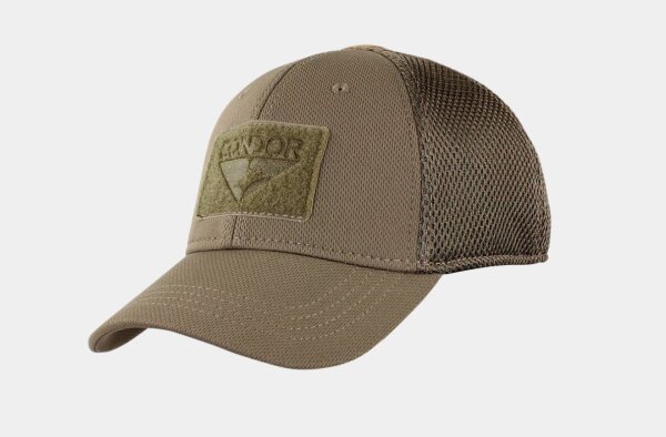 Condor Outdoor Baseball tactical Mesh Cap brown