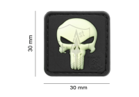 JTG Punisher Rubber Patch glow in the Dark