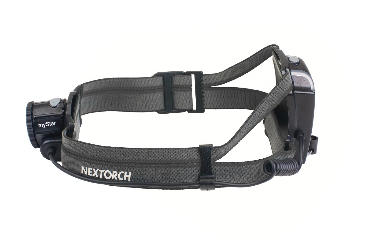myStar fokussierbare Kopflampe SONDEREDITION BLACK 760lm in schwarz von Nextorch 