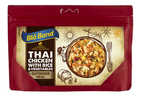 Bla Band Thai Cicken with Rice & Vegetables Outdoor Meal